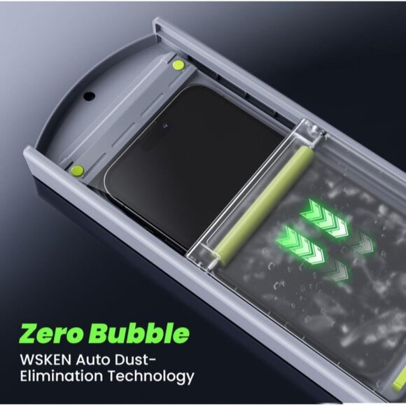 NEW WSKEN for iPhone 15 Pro Max Privacy Screen Protector, 2 PACK! - Picture 4 of 7